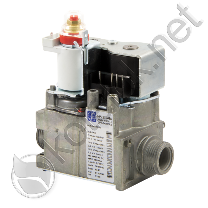 0.845.037 Газовый клапан 845 Sigma 41366 Thermona — изображение 1