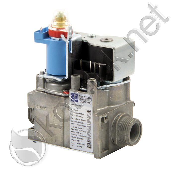 0.845.057 Газовый клапан 845 Sigma — изображение 1