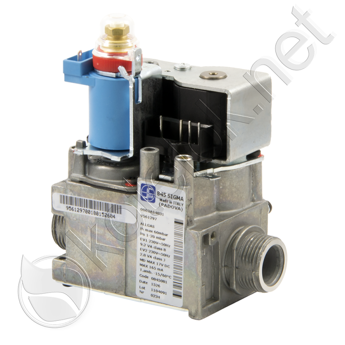 0845081.png 0.845.081 Газовый клапан 845 Sigma 7817489, 7831310 — изображение 1